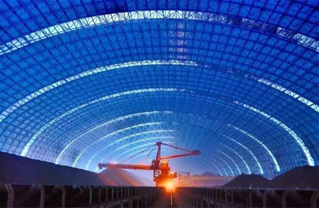 三门峡亿优钢构工程师为您解析原料场封闭技术的特点和类型