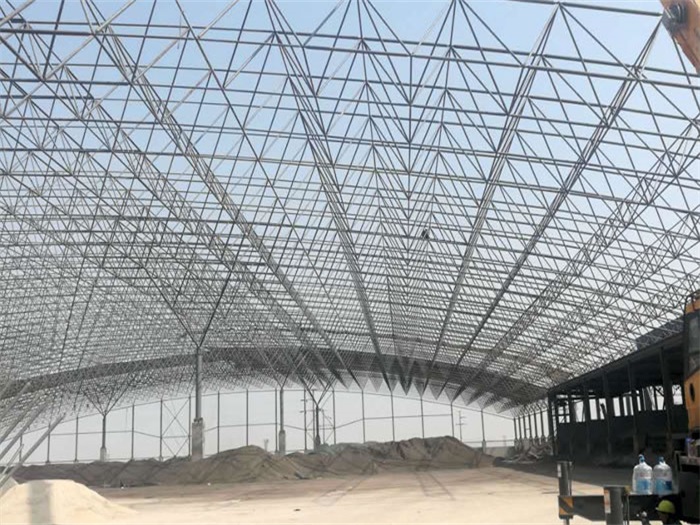 三门峡钢厂料仓网架工程